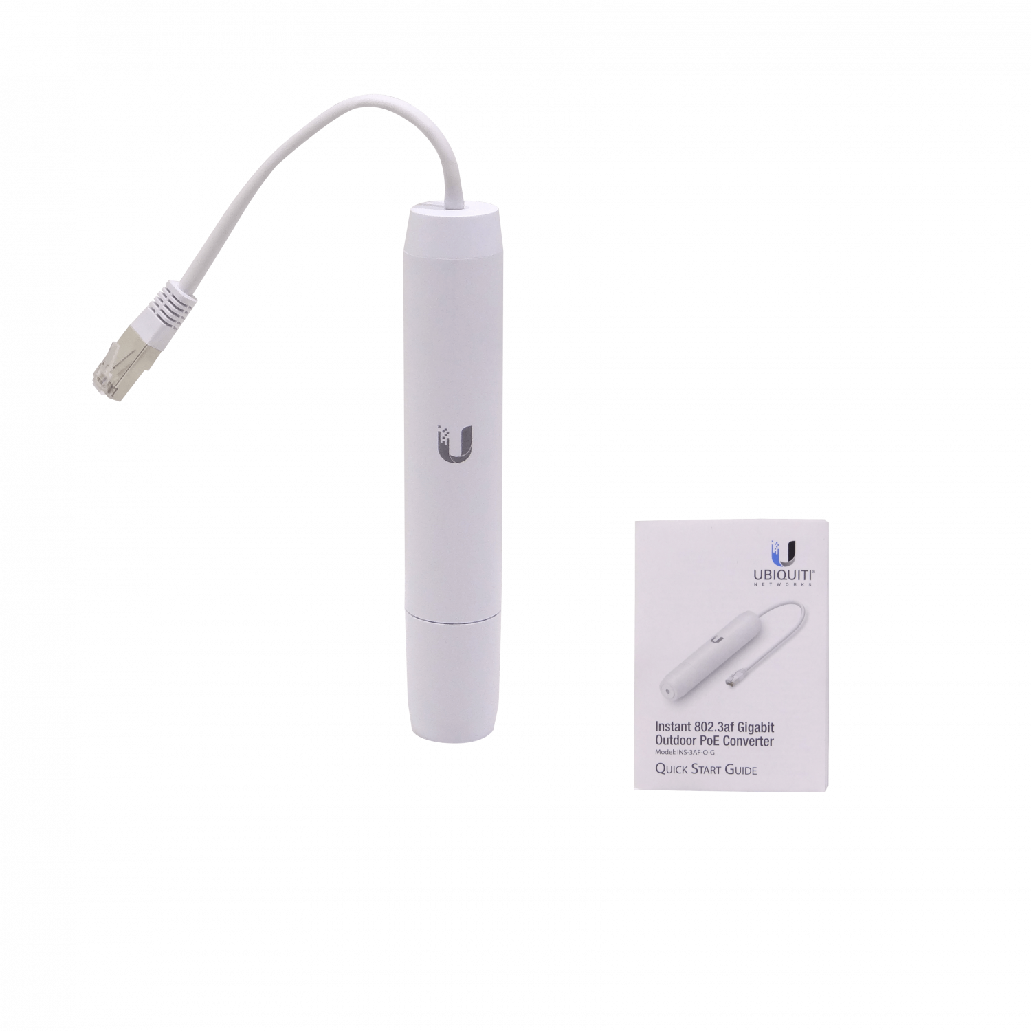 Convertidor PoE Ubiquiti INS-3AF-O-G - Exterior, Gigabit, 802.3af, 48V-in, 24V-out 1