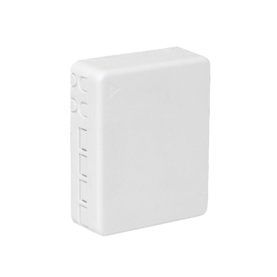 Caja de Terminación de Fibra Óptica para Riel DIN 4 Puertos IP20 Blanca - BOX-4D 3