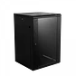 LINKMADE 18U 60cm-Fondo Negro inc-2U-M6 Rack Gabinete Pared - Miniatura 3