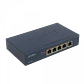 PLANET POE+at 1in-4out Switch 5-1000 56W 50-56V req-Fuente 5,5x2,1 - Miniatura 2