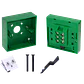 Botón de Emergencia ZKTeco ZKABK-900A - Verde, Door Release, 87x87x51mm, 6-Pin - Miniatura 1