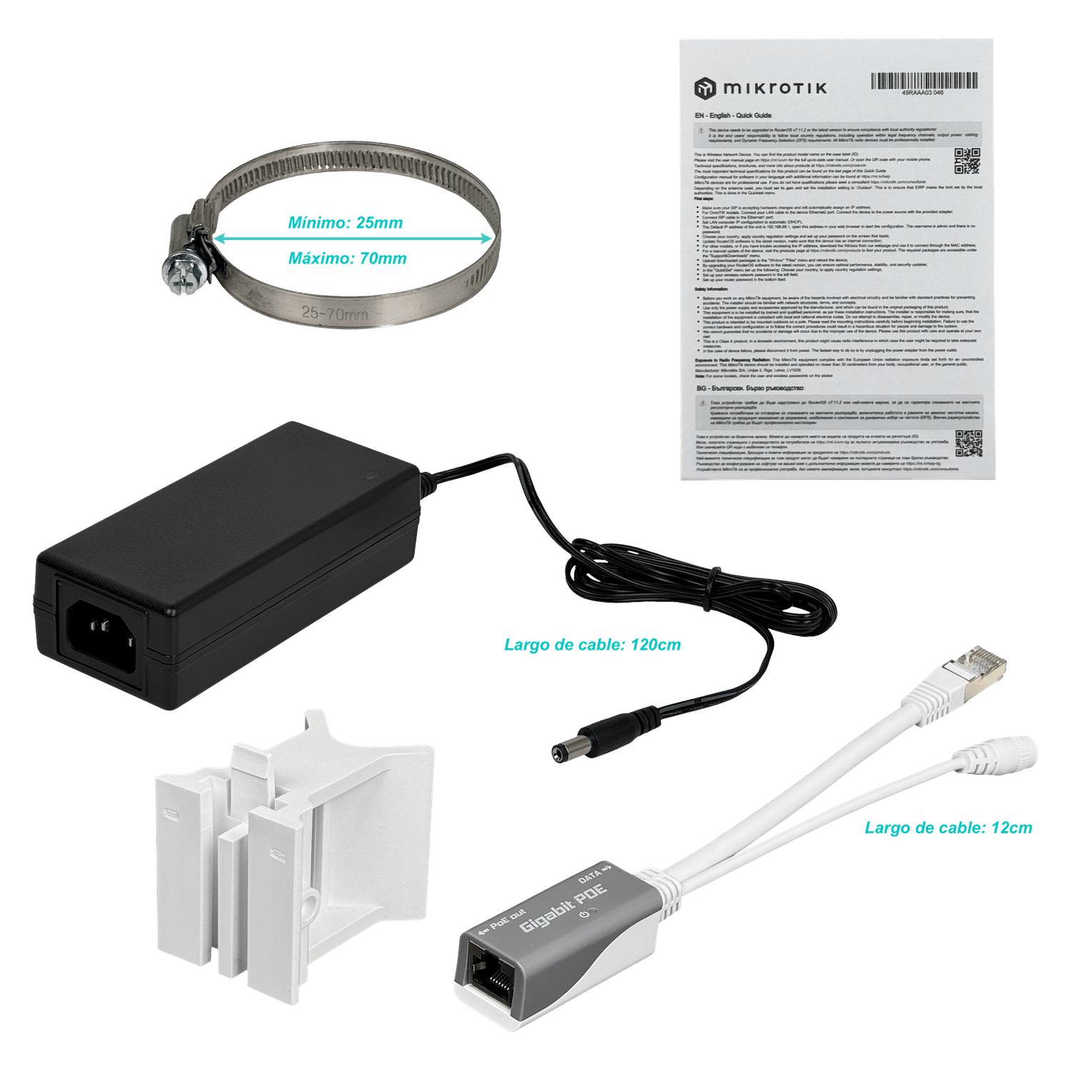 Punto de Acceso Exterior MikroTik OmniTIK 5 PoE ac - 5 GHz, 802.11ac, 5 Puertos Gigabit con PoE-Out 9