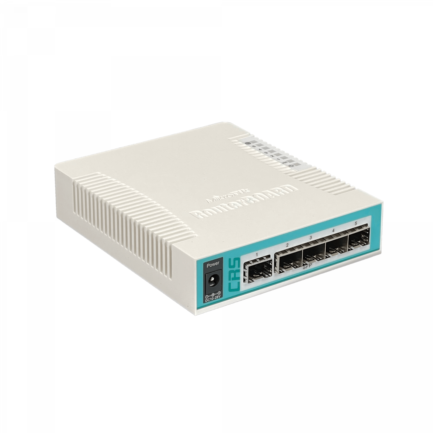 Switch Fibra MikroTik CRS106-1C-5S, 5 SFP + 1 combo SFP/RJ45, RouterOS L5 2