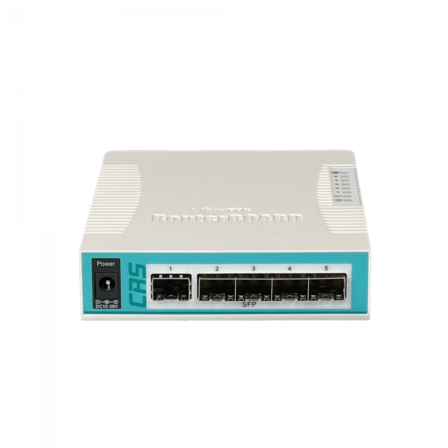 Switch Fibra MikroTik CRS106-1C-5S, 5 SFP + 1 combo SFP/RJ45, RouterOS L5 4
