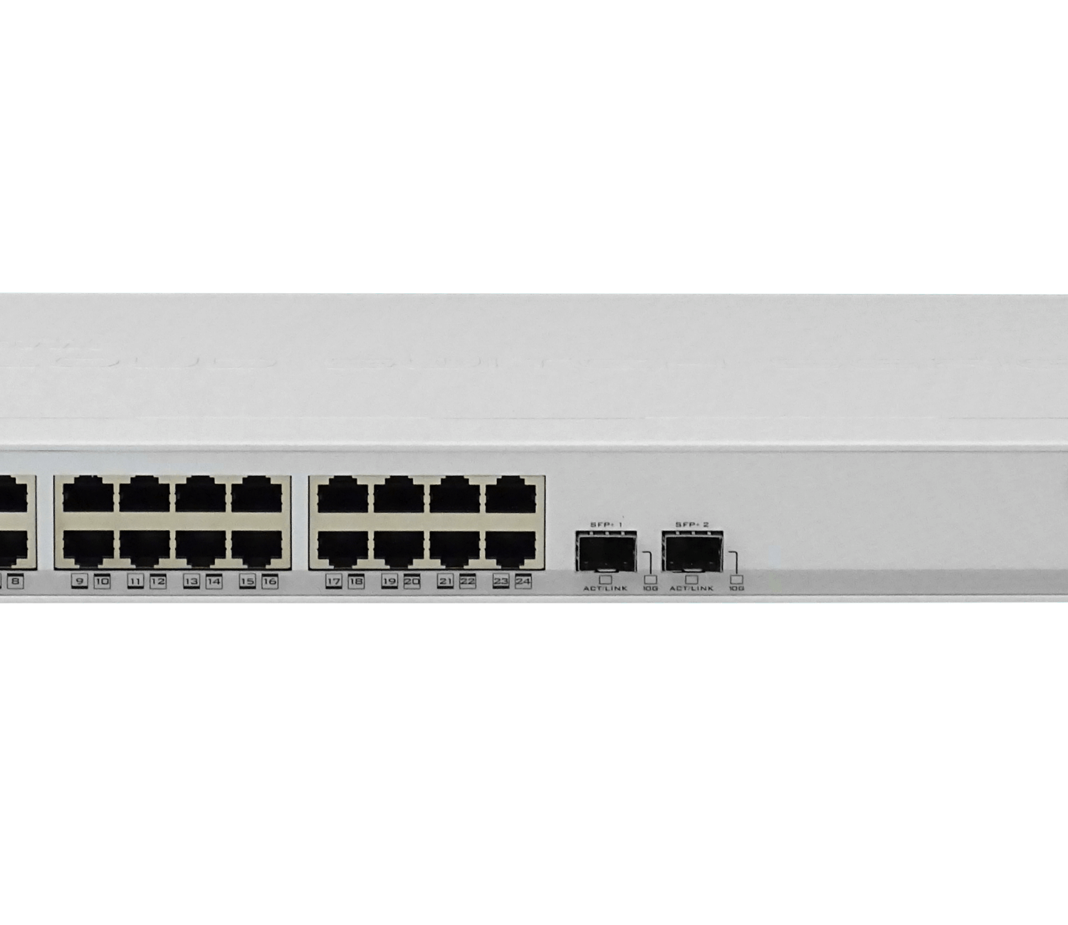 MIKROTIK 24-1000 2-SFP/SFP+10G 10-30V PoE-in Switch Smart SwOS Rack 1