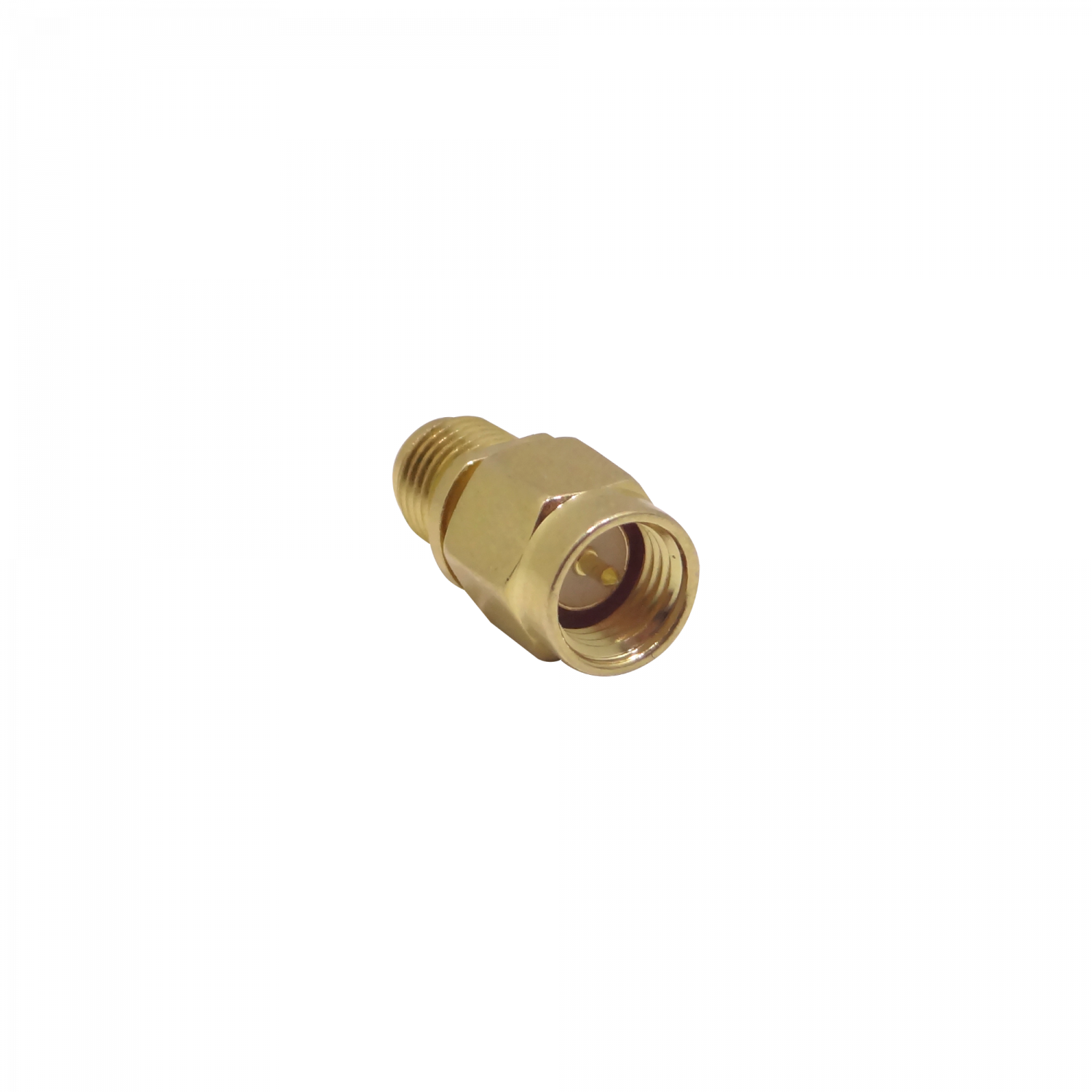 Adaptador Coaxial RPSMA Hembra a SMA Macho Tipo Copla 1
