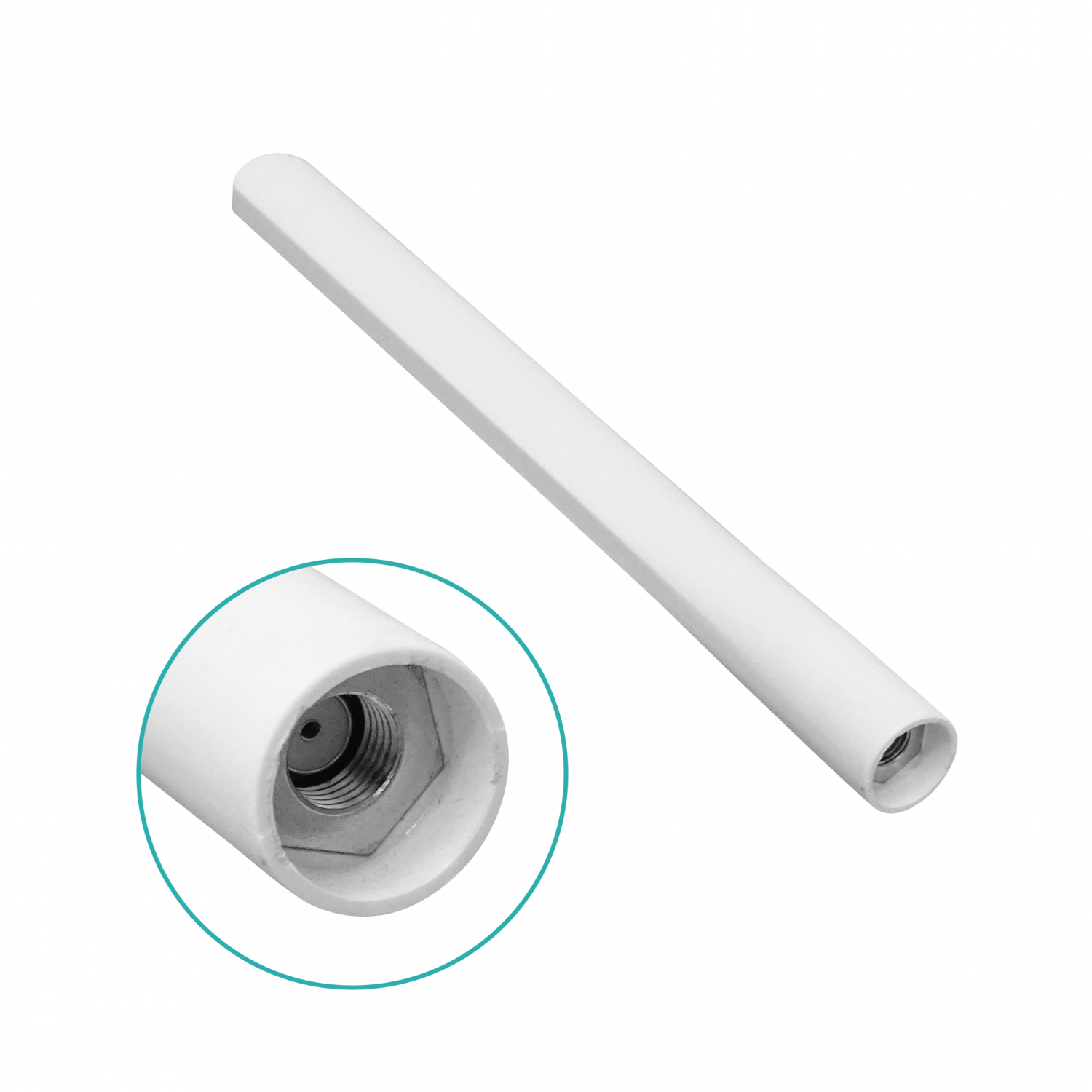 Antena Omni Exterior 5dBi 2,4GHz 2,3-2,7GHz 7º RPSMA-M 14x150mm Negra 1