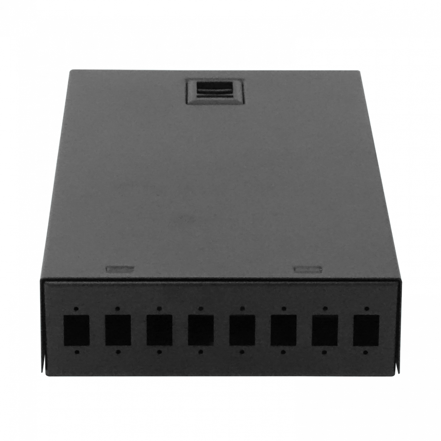 Caja de Terminación de Fibra Óptica 8 Puertos IP20 Negra - BOX-8 7
