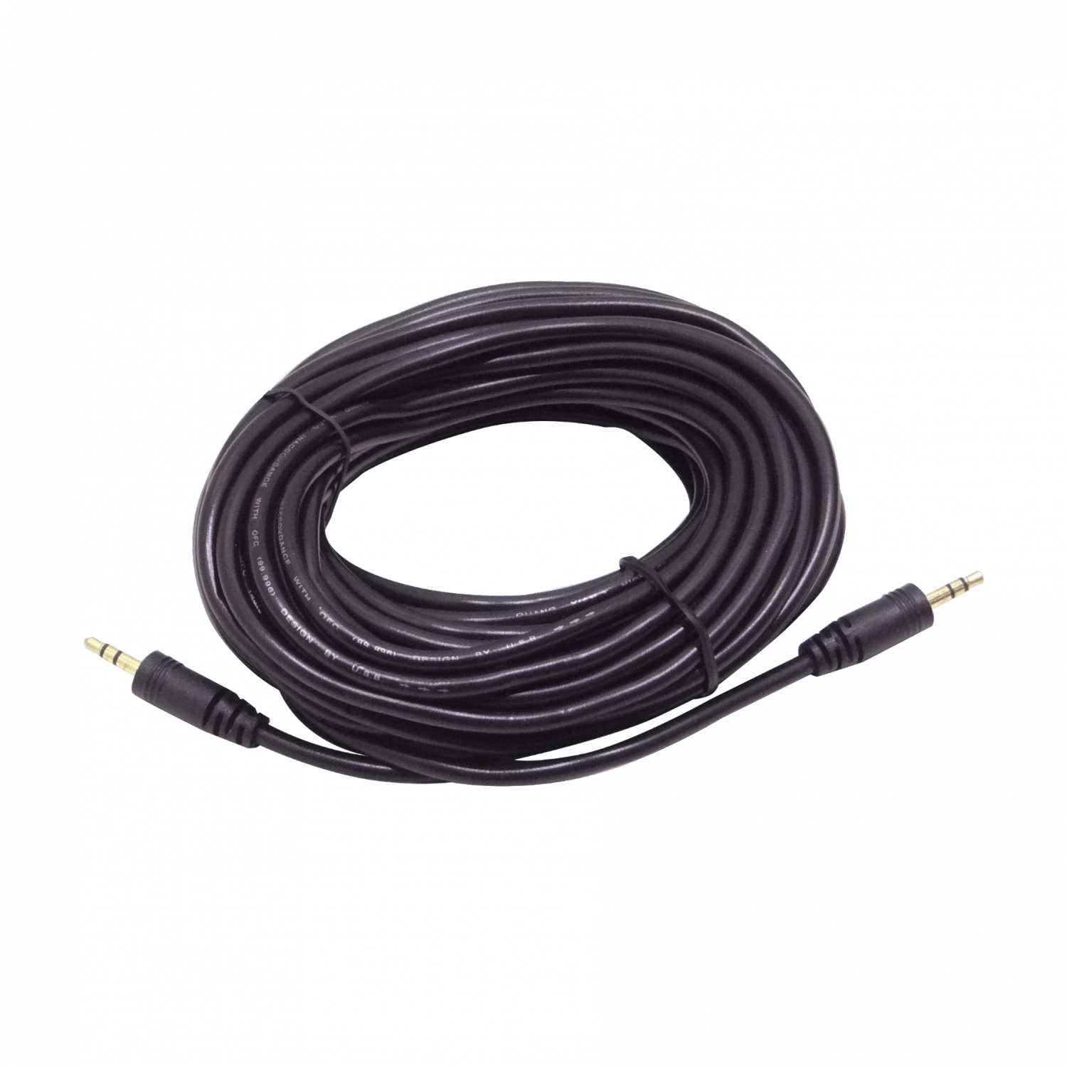 Cable de Audio 3.5mm Macho a Macho, 10m, Estéreo, Negro 2