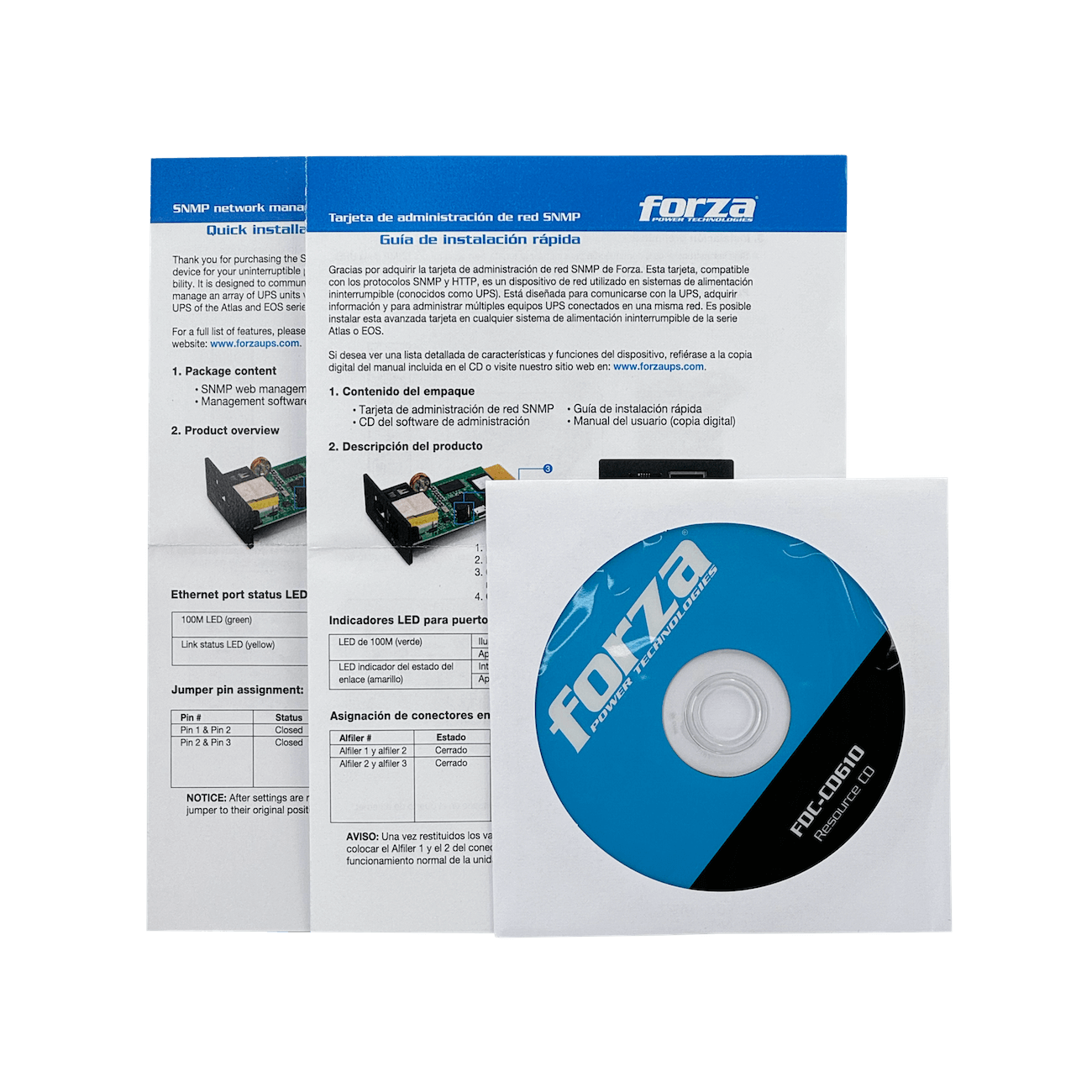 Tarjeta SNMP Forza FDC-N - Monitoreo y Gestión Remota para UPS 5