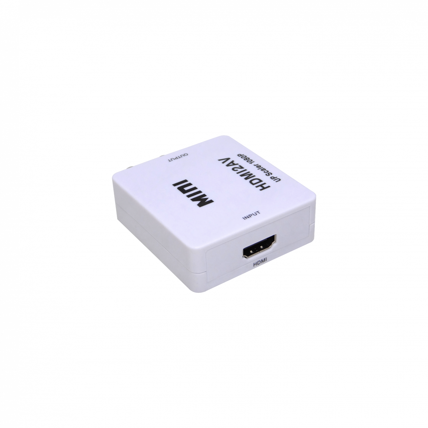 Convertidor HDMI a RCA, 1 Entrada HDMI a 3 Salidas RCA, Compatible PAL/NTSC, Fuente 5V 1