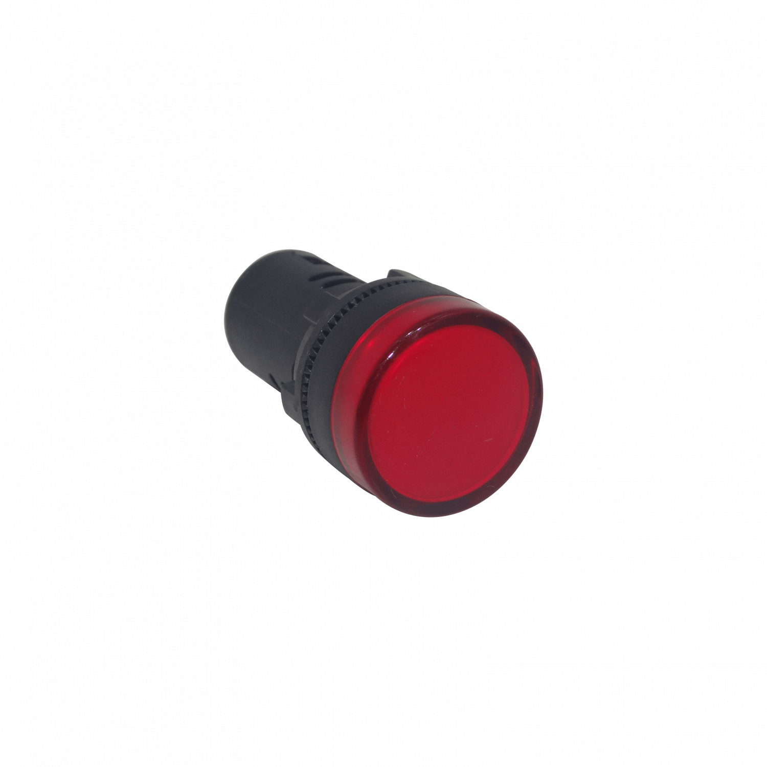 Rojo Luz Piloto LED 220VAC 20mm-diametro 28mm-cabeza 51mm-altura 3