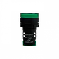 Verde Luz Piloto LED 220VAC 20mm-diametro 28mm-cabeza 51mm-altura - Miniatura 2