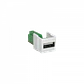 Keystone USB-AH a Regleta 4-pin Tornillos Blanco Plastico - Miniatura 1