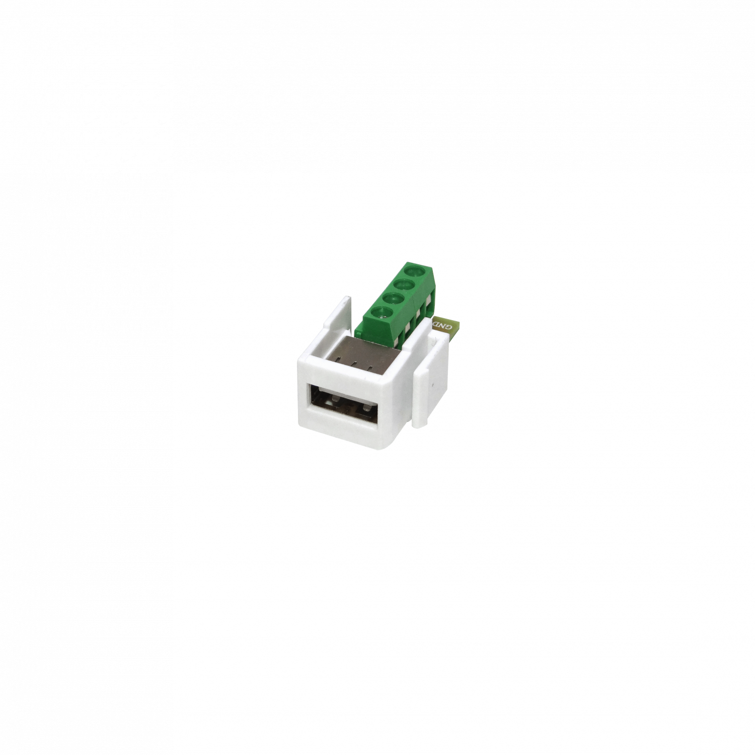 Keystone USB-AH a Regleta 4-pin Tornillos Blanco Plastico 3