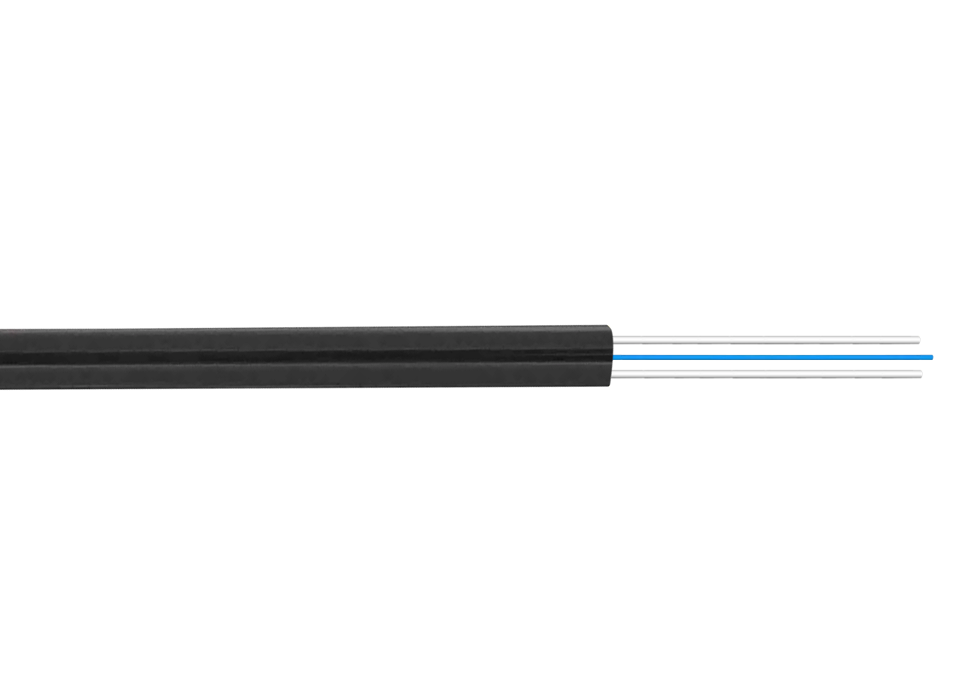 Cable de Fibra Óptica Monomodo 1 Fibra G652D Drop Interior LSZH 3x2mm - CFSN1N 2