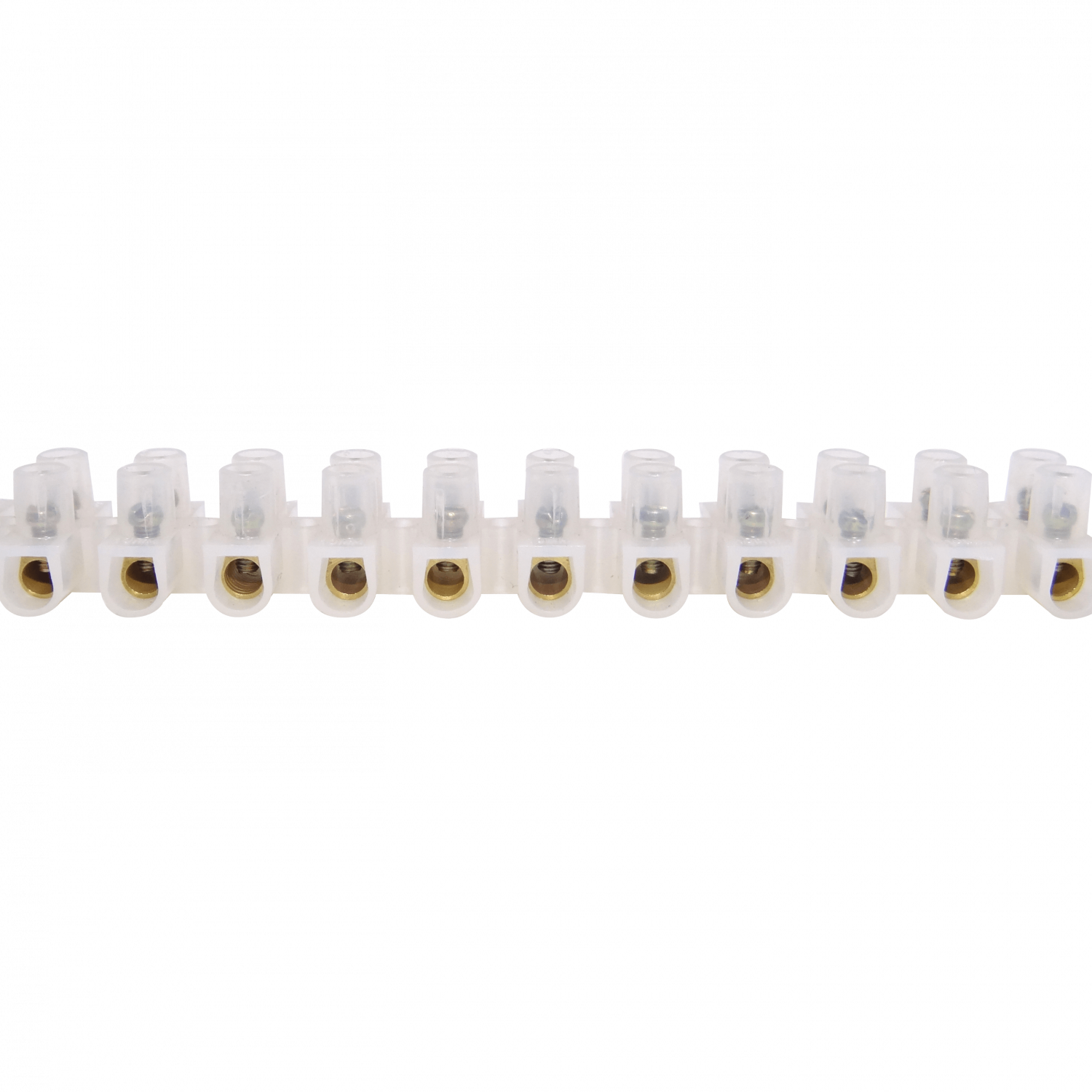 10-Ampere 1,5mm2 12-Pares Regleta-Tornillos 380V 10A-Max 111x18x12mm 1