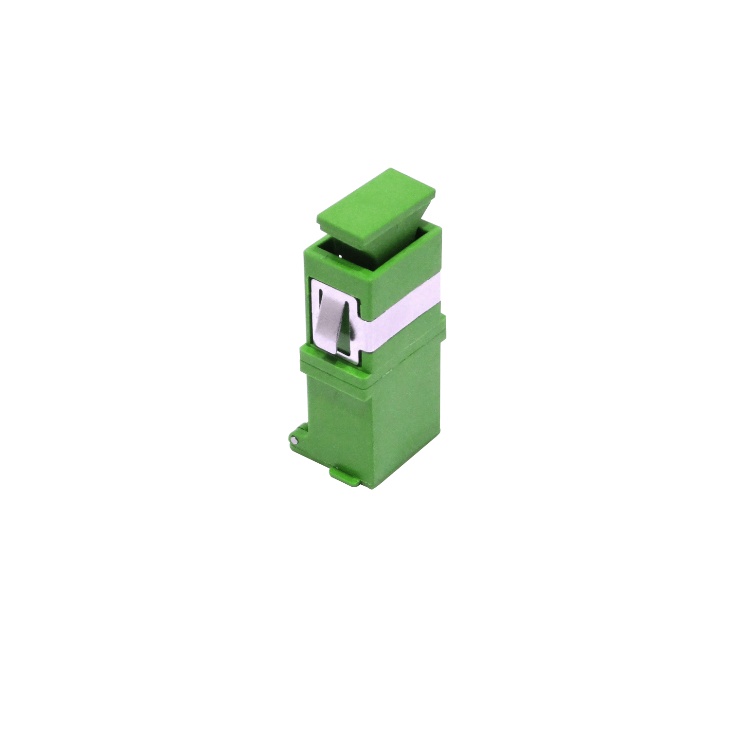 Auto-Tapa SC-SC/APC Verde SM SX-Simplex Copla Adaptador p/Cabecera-CL 3