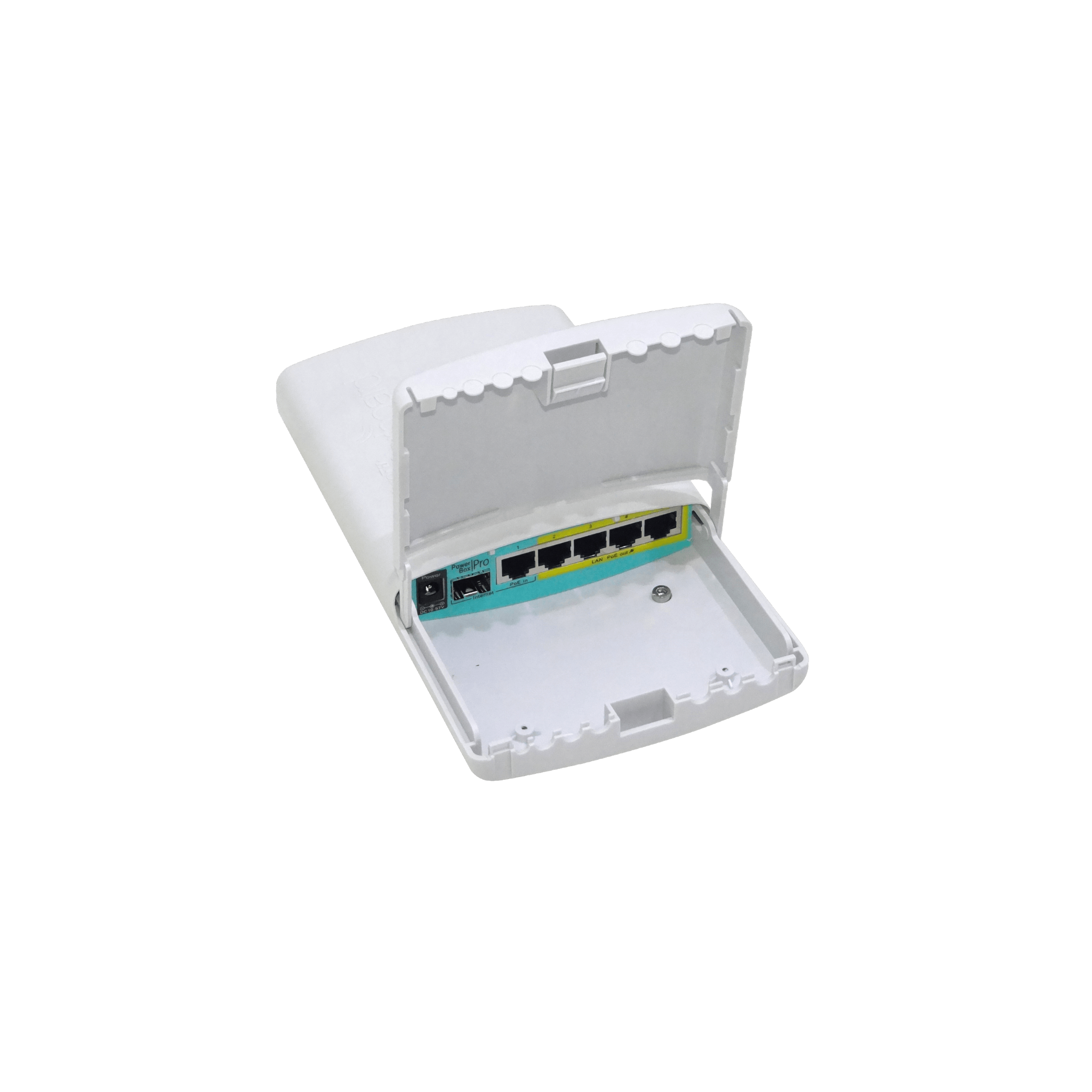 Router MikroTik PowerBox Pro RB960PGS-PB - x5 Puertos, 4 PoE Out, SFP, CPU 800MHz, 128MB RAM 6