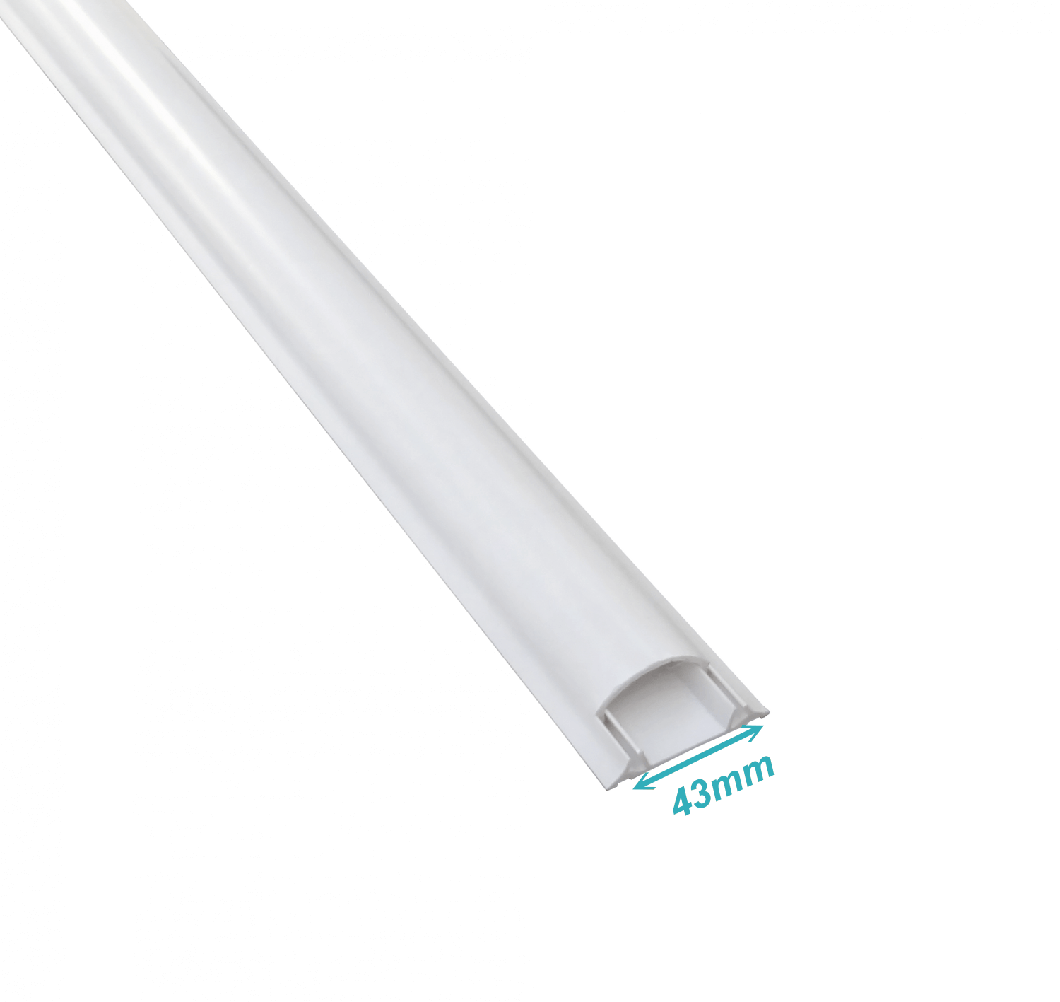 Canaleta piso LinkChip CC-P4814 blanca 48x14mm 2m base y tapa PVC 1