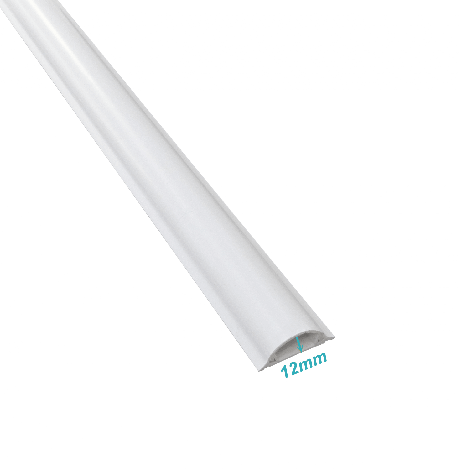 Canaleta piso LinkChip CC-P4814 blanca 48x14mm 2m base y tapa PVC 2