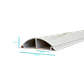 Canaleta de Piso LINKCHIP 100x25mm, 2m, PVC Blanco, Espesor 2.15mm x 1.90mm - Miniatura 1