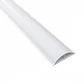 Canaleta de Piso LINKCHIP 100x25mm, 2m, PVC Blanco, Espesor 2.15mm x 1.90mm - Miniatura 2