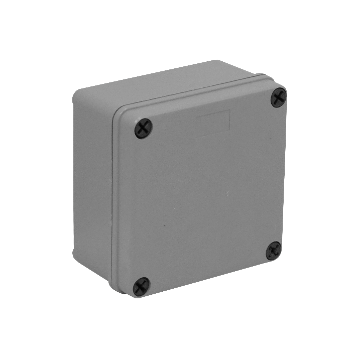 Caja estanca LinkChip MGC-10 gris PS 110x110x60mm con 4 tornillos 2
