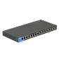 Switch Gigabit PoE+ de escritorio para empresas de 16 puertos Linksys LGS116P - Miniatura 3