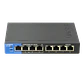 Switch Gigabit PoE de escritorio para empresas de 8 puertos Linksys LGS108P - Miniatura 4