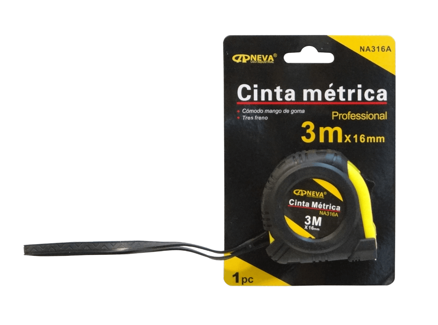 Huincha de Medir 3mts 10pies 16mm Fabricacion-China NEVA NA316A 2