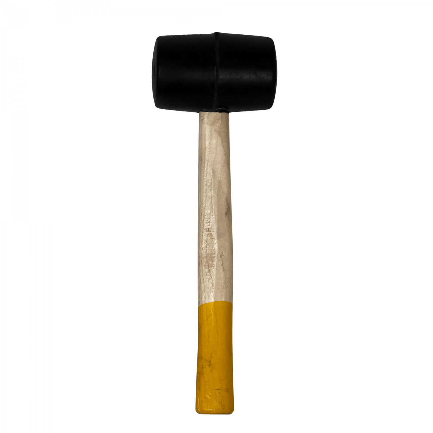 Martillo de Goma Negra, Mango de Madera, 340g, TNO509   1