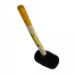 Martillo de Goma Negra, Mango de Madera, 340g, TNO509   - Miniatura 2
