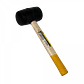 Martillo de Goma Negra, Mango de Madera, 340g, TNO509   - Miniatura 3