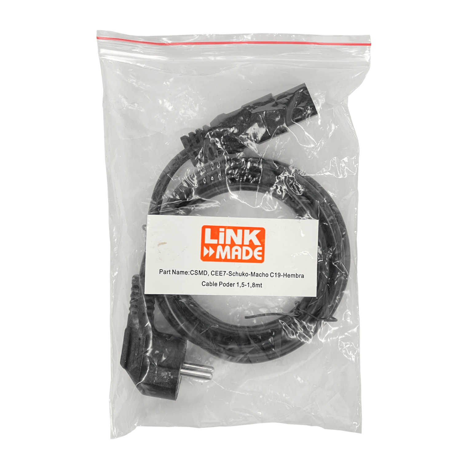 CEE7-Schuko-Macho C19-Hembra Cable Poder 1,5-1,8mt 2