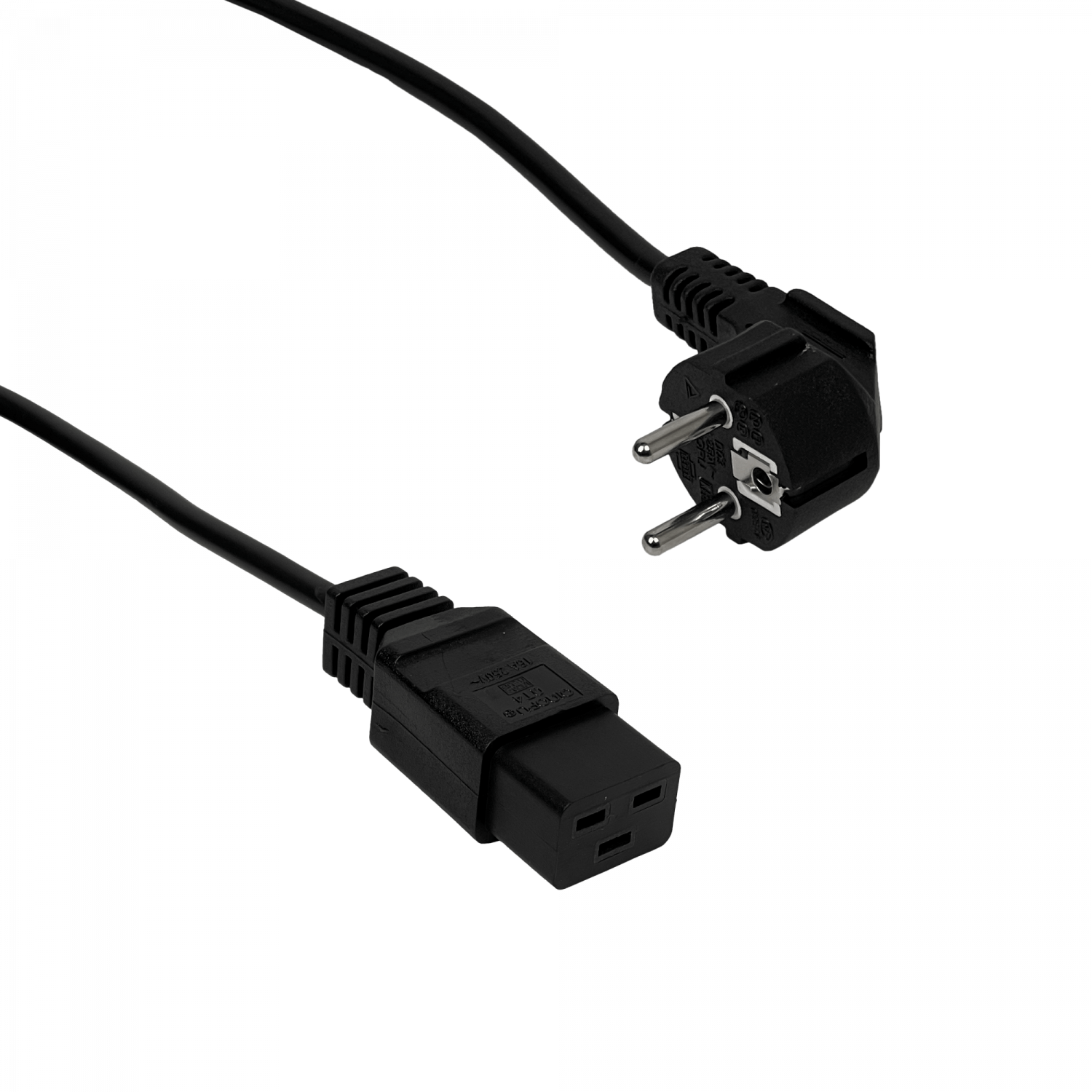CEE7-Schuko-Macho C19-Hembra Cable Poder 1,5-1,8mt 3