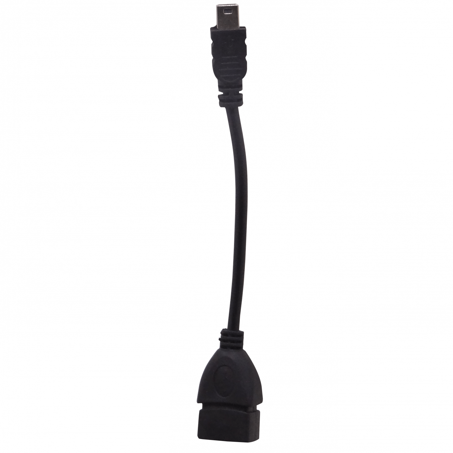 Cable A-H 5pin/mini/B-M 7cm OTG Cable USB2.0 0,1mt 2