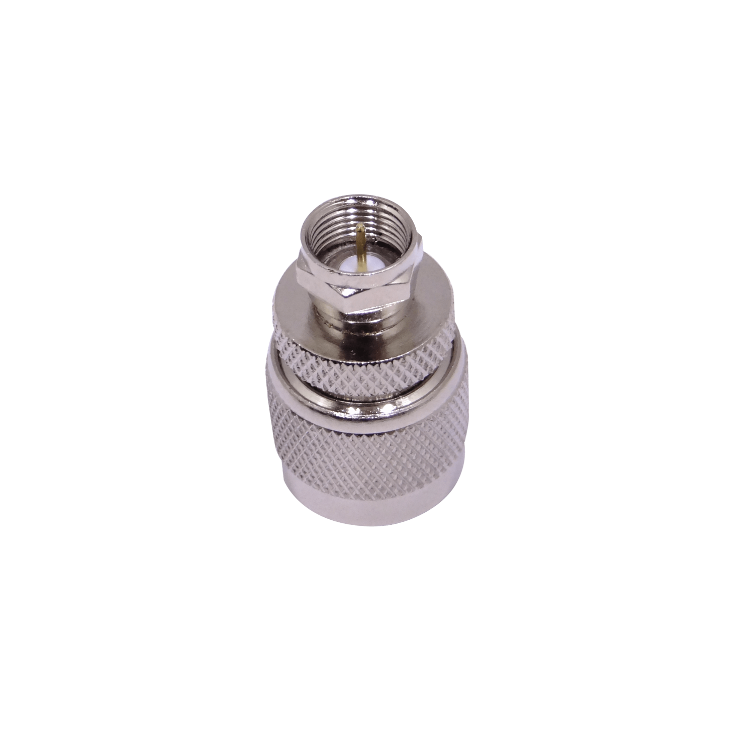 Adaptador Coaxial N Macho a F Macho Tipo Copla RF 3