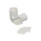 LINKCHIP 32mm Codo con Tapa para Tubo PVC Blanco - Miniatura 1