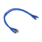 Pack x4 Cable Patch LINKMADE Cat6 Azul 30cm LSZH Inyectado Multifilar - Miniatura 1