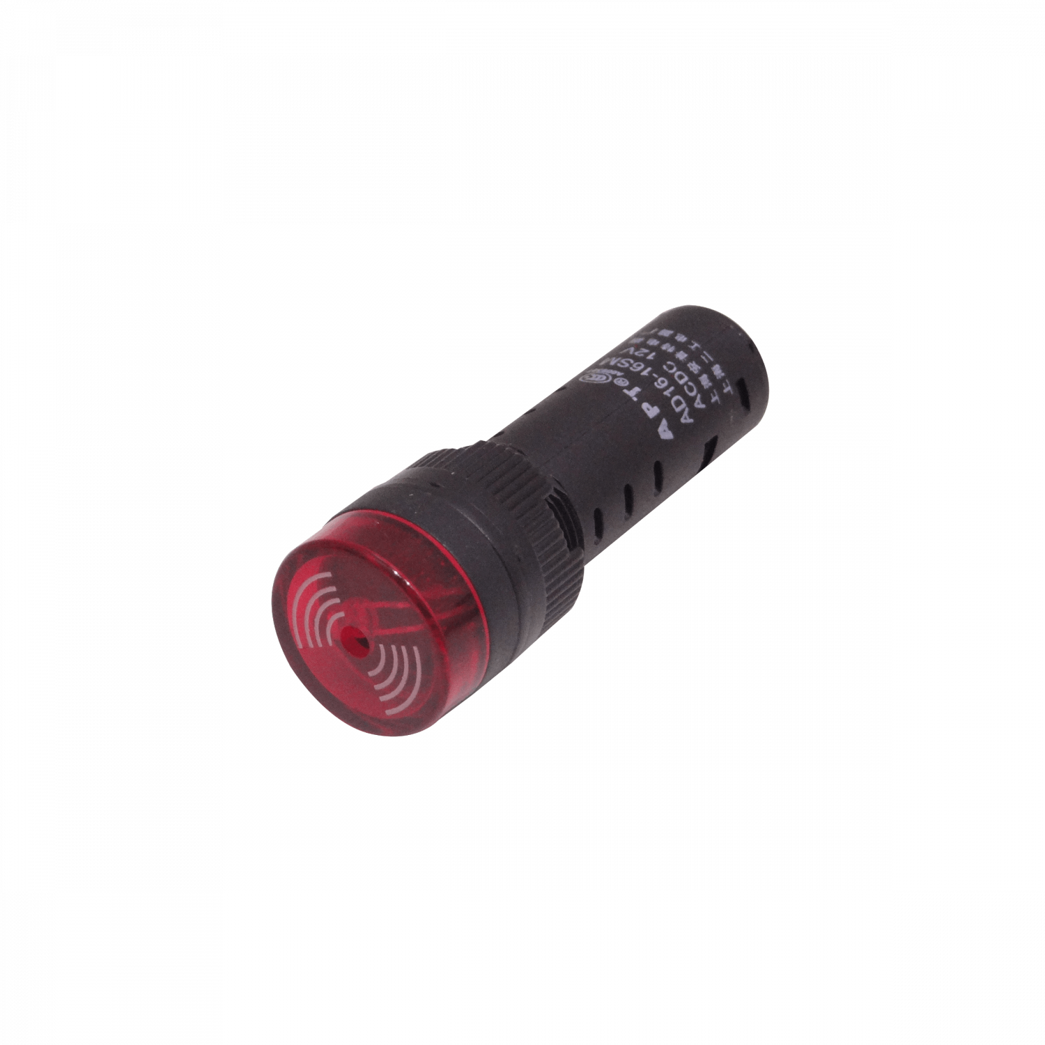 Rojo Buzzer Luz Piloto LED 12VDC/AC 15mm-diam 19mm-cabeza 55mm-altura 1