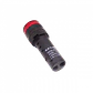 Rojo Buzzer Luz Piloto LED 12VDC/AC 15mm-diam 19mm-cabeza 55mm-altura - Miniatura 2