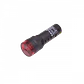 Luz Piloto LED Roja 220VAC Cabeza 19mm Altura 55mm Diámetro 15mm - Miniatura 1
