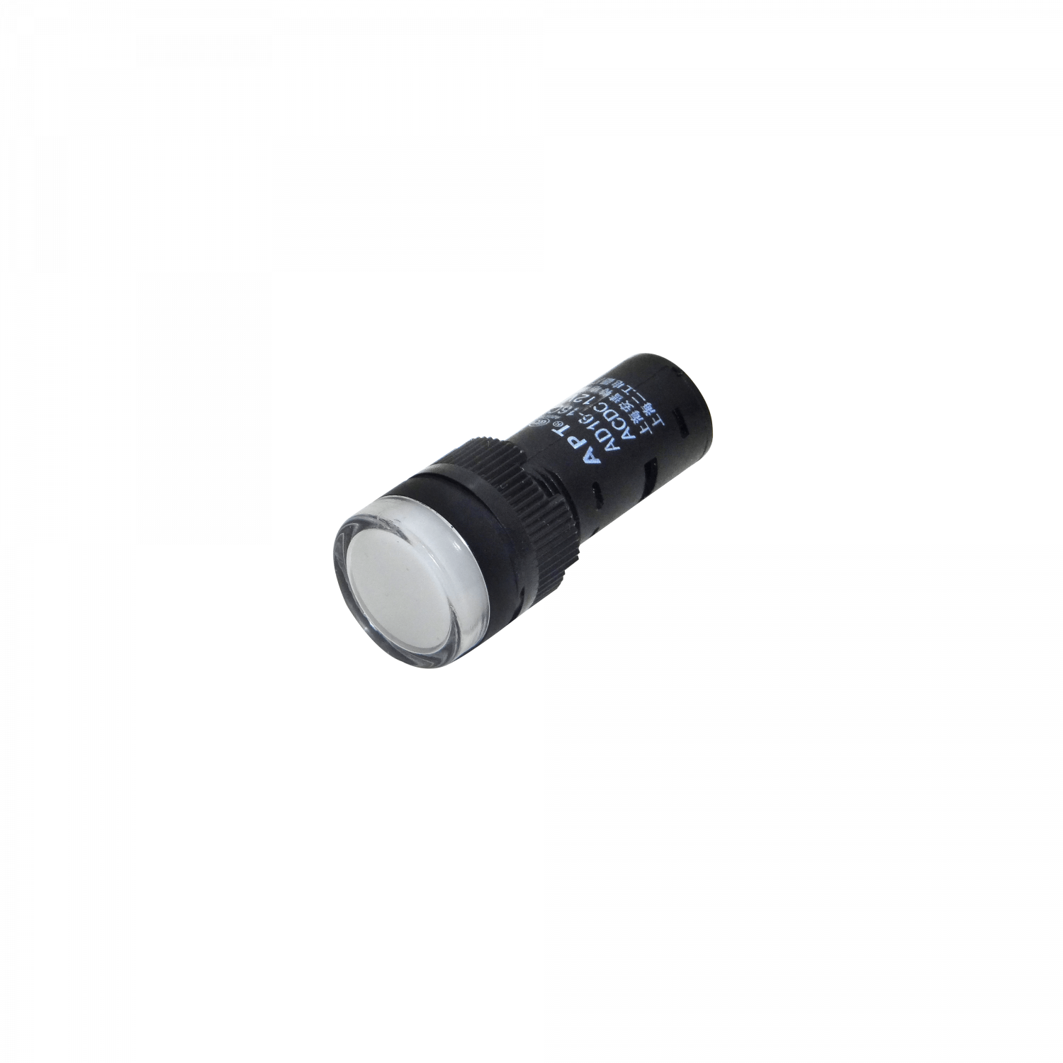 Blanco Luz Piloto LED 12VDC/AC 15mm-diametro 19mm-cabeza 45mm-altura 2