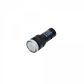 Blanco Luz Piloto LED 12VDC/AC 15mm-diametro 19mm-cabeza 45mm-altura - Miniatura 2