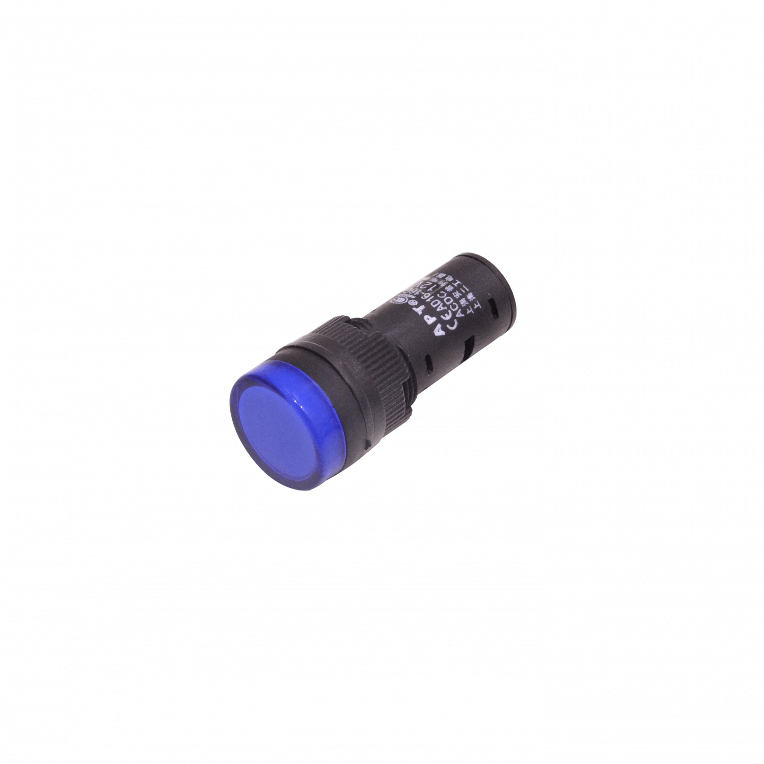 Azul Luz Piloto LED 12VDC/AC 15mm-diametro 19mm-cabeza 45mm-altura 2