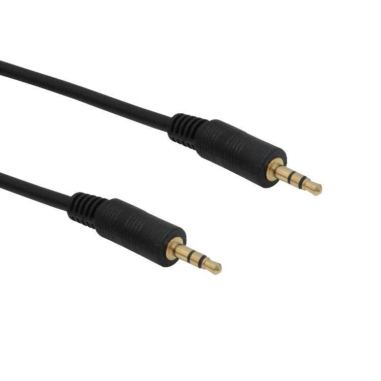 Cable de Audio 3.5mm Macho a Macho, 15m, Estéreo, Negro 3