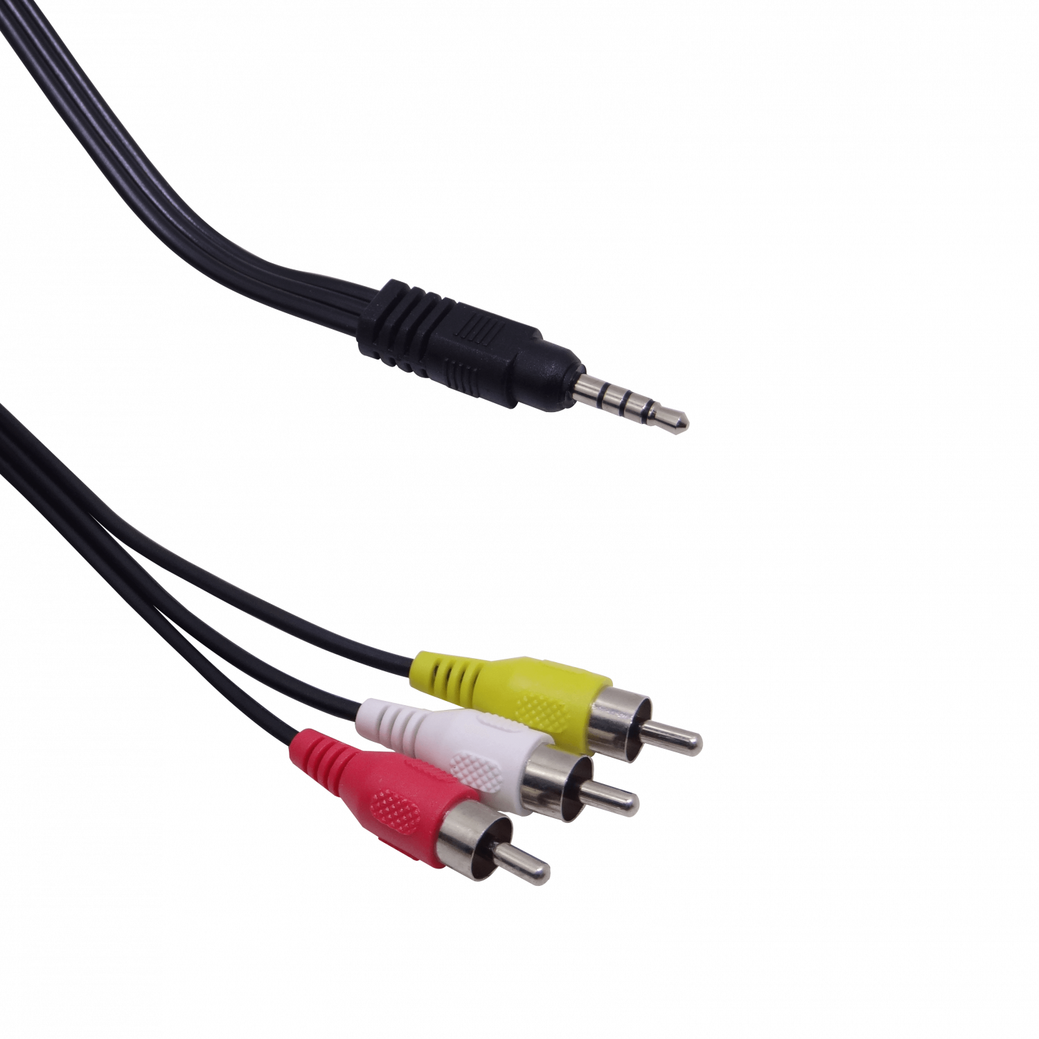 Cable A/V 3.5mm Macho a 3 RCA Macho, 1m, Audio Video Estéreo 1