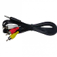 Cable A/V 3.5mm Macho a 3 RCA Macho, 1m, Audio Video Estéreo - Miniatura 2