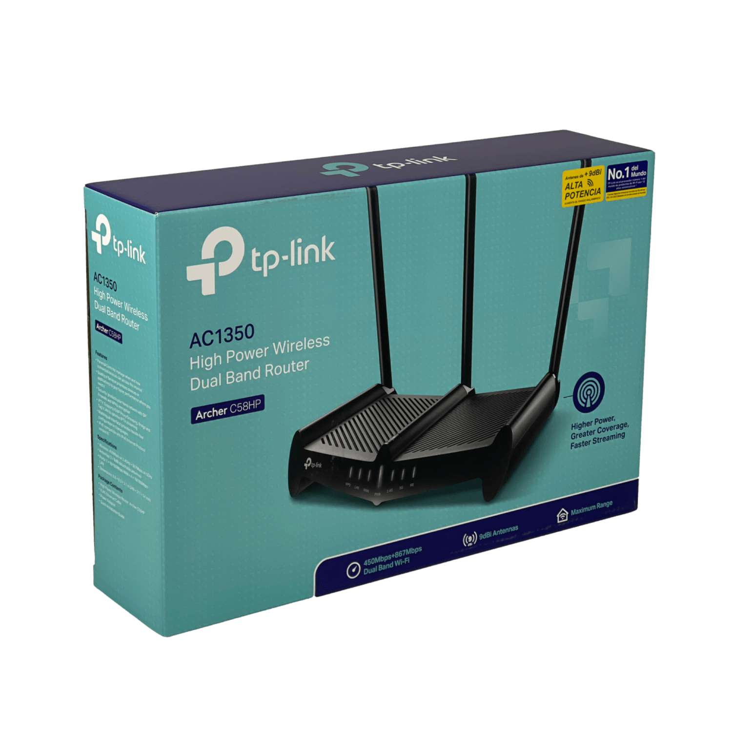 Router Inalámbrico de Alta Potencia TP-Link Archer C58HP AC1350 de Doble Banda, Control parental 2